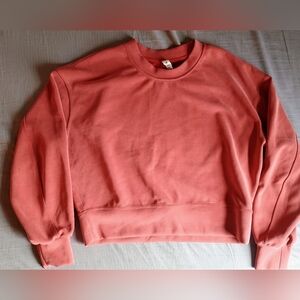 Lululemon Women's Classic Coral Crew Neck Sweater